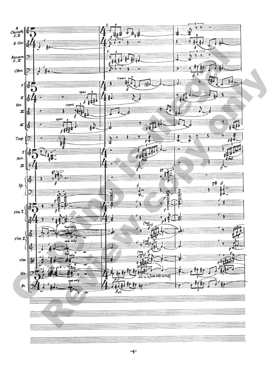 Concerto for Horn and Orchestra (Additional Full Score) Horn Solo scores gallery preview page 7
