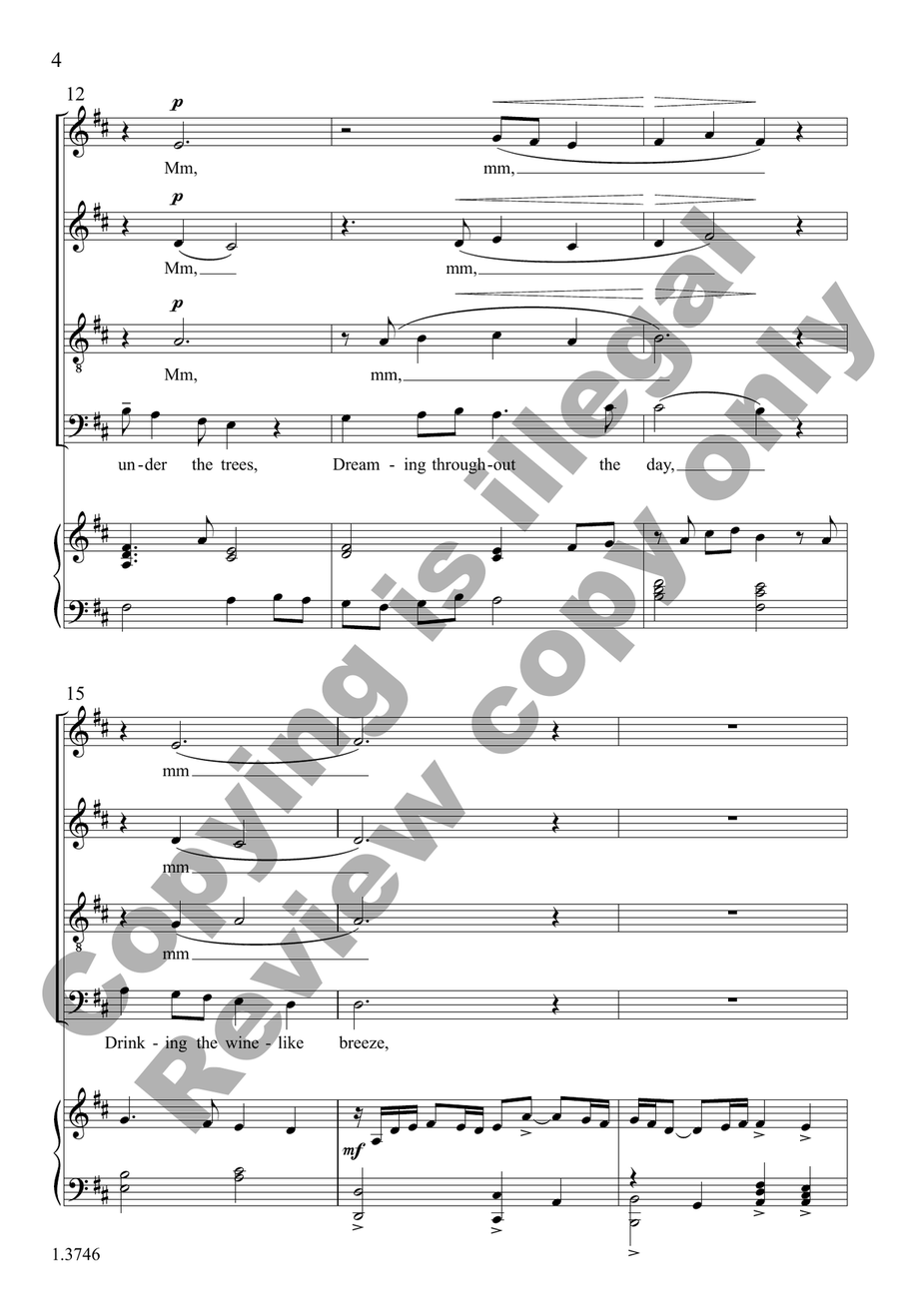 Oh It Were Sweet Oh It Were Sweet 4-Part scores gallery preview page 4