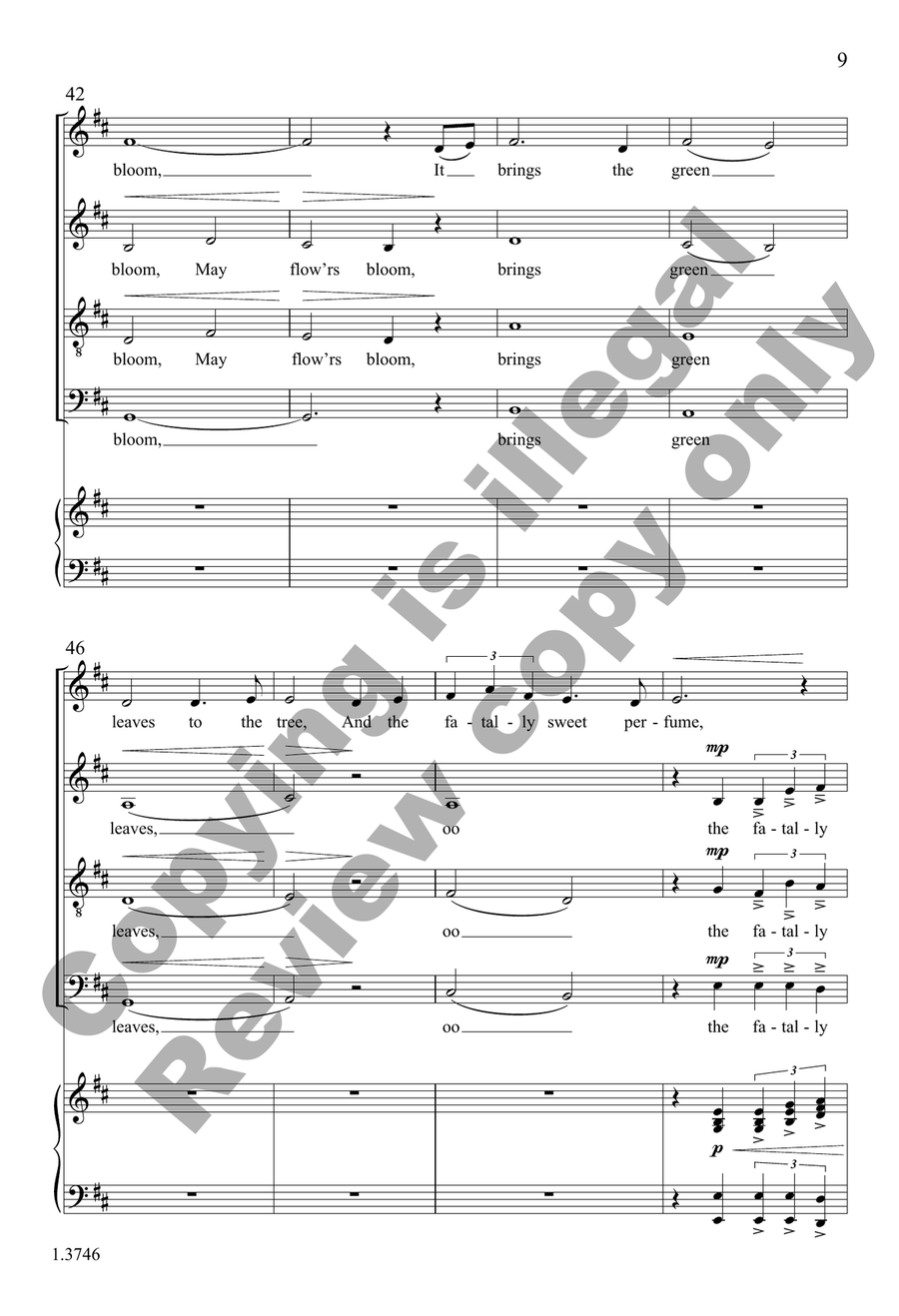 Oh It Were Sweet Oh It Were Sweet 4-Part scores gallery preview page 9