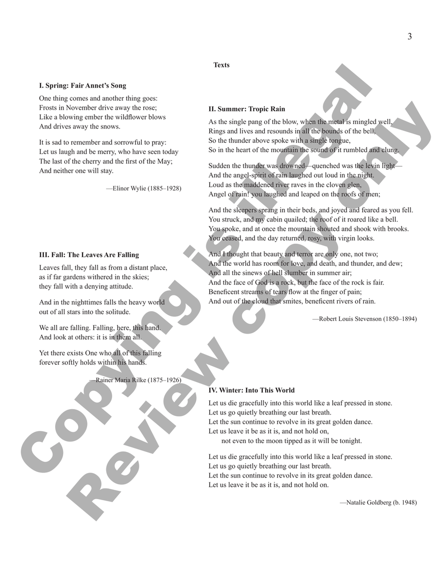 Into This World (Choral Score) Divisi scores gallery preview page 4