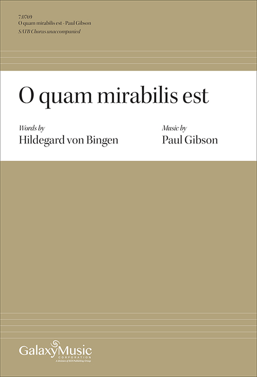 O quam mirabilis est O quam mirabilis est 4-Part scores gallery preview page 1