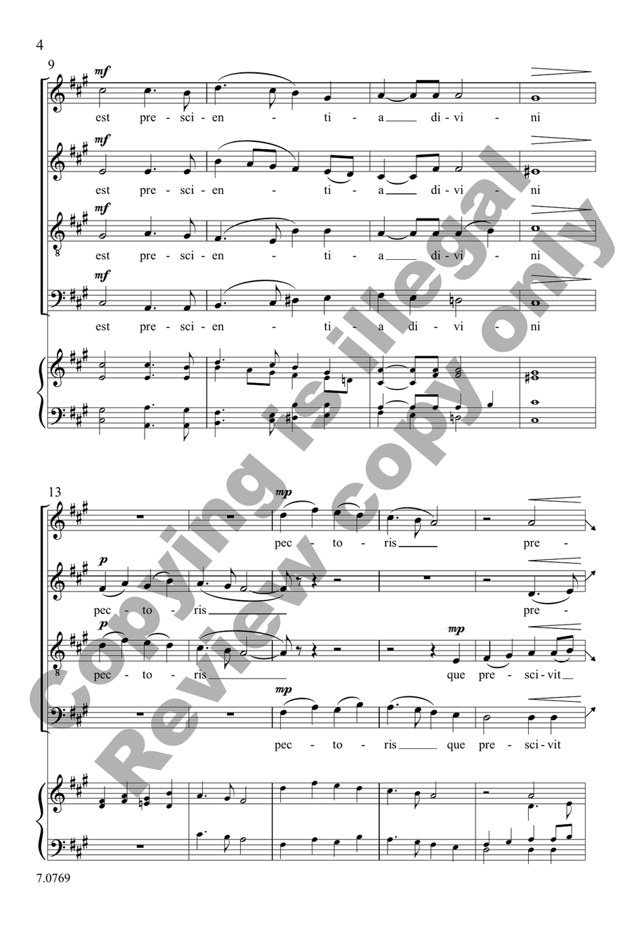 O quam mirabilis est O quam mirabilis est 4-Part scores gallery preview page 4
