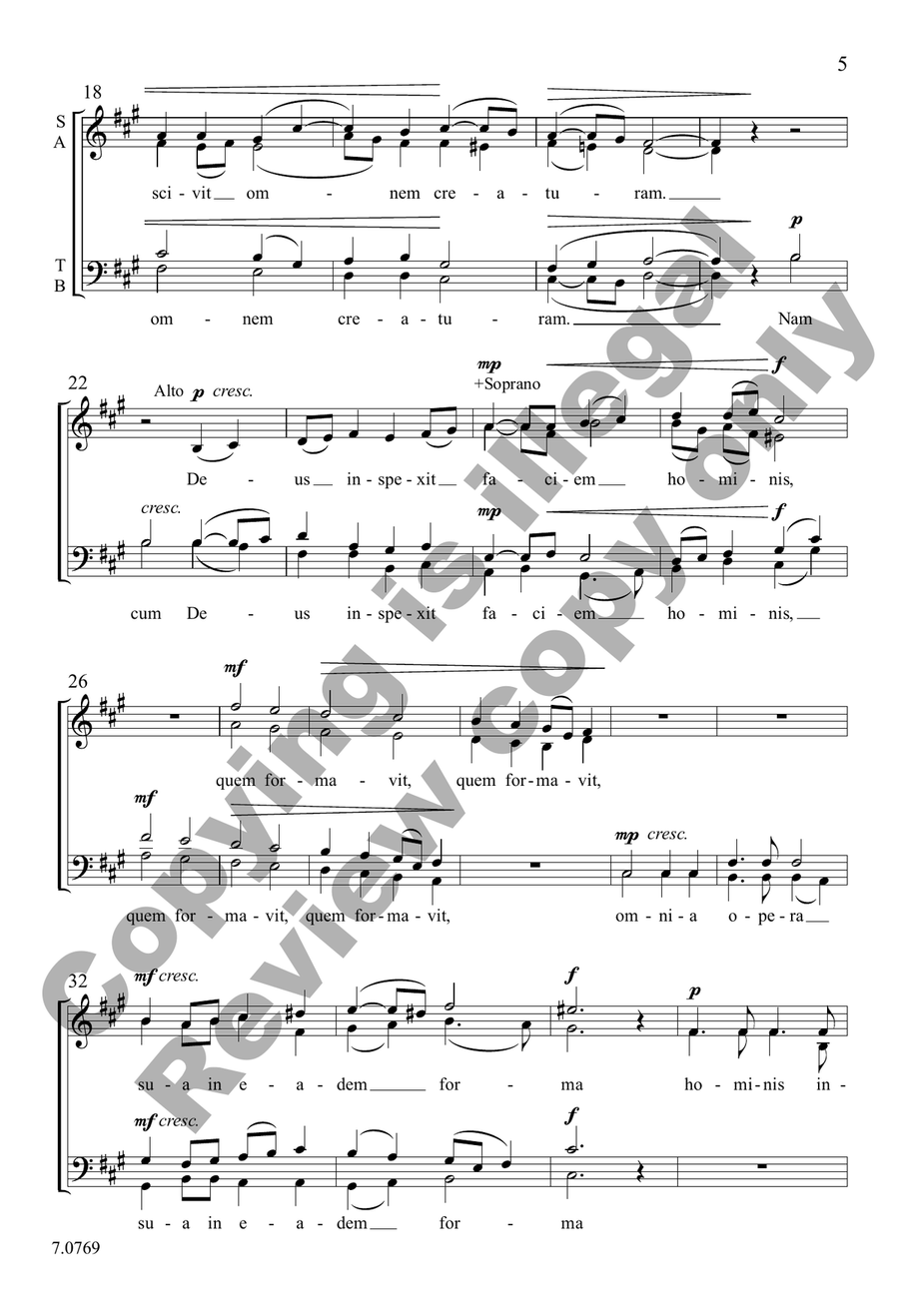 O quam mirabilis est O quam mirabilis est 4-Part scores gallery preview page 5