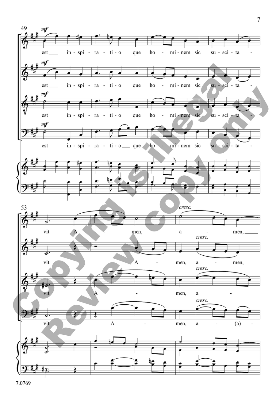 O quam mirabilis est O quam mirabilis est 4-Part scores gallery preview page 7