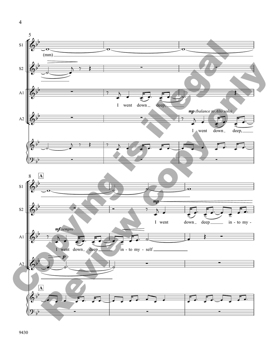 Beloved of the Sky SSAATTBB scores gallery preview page 5