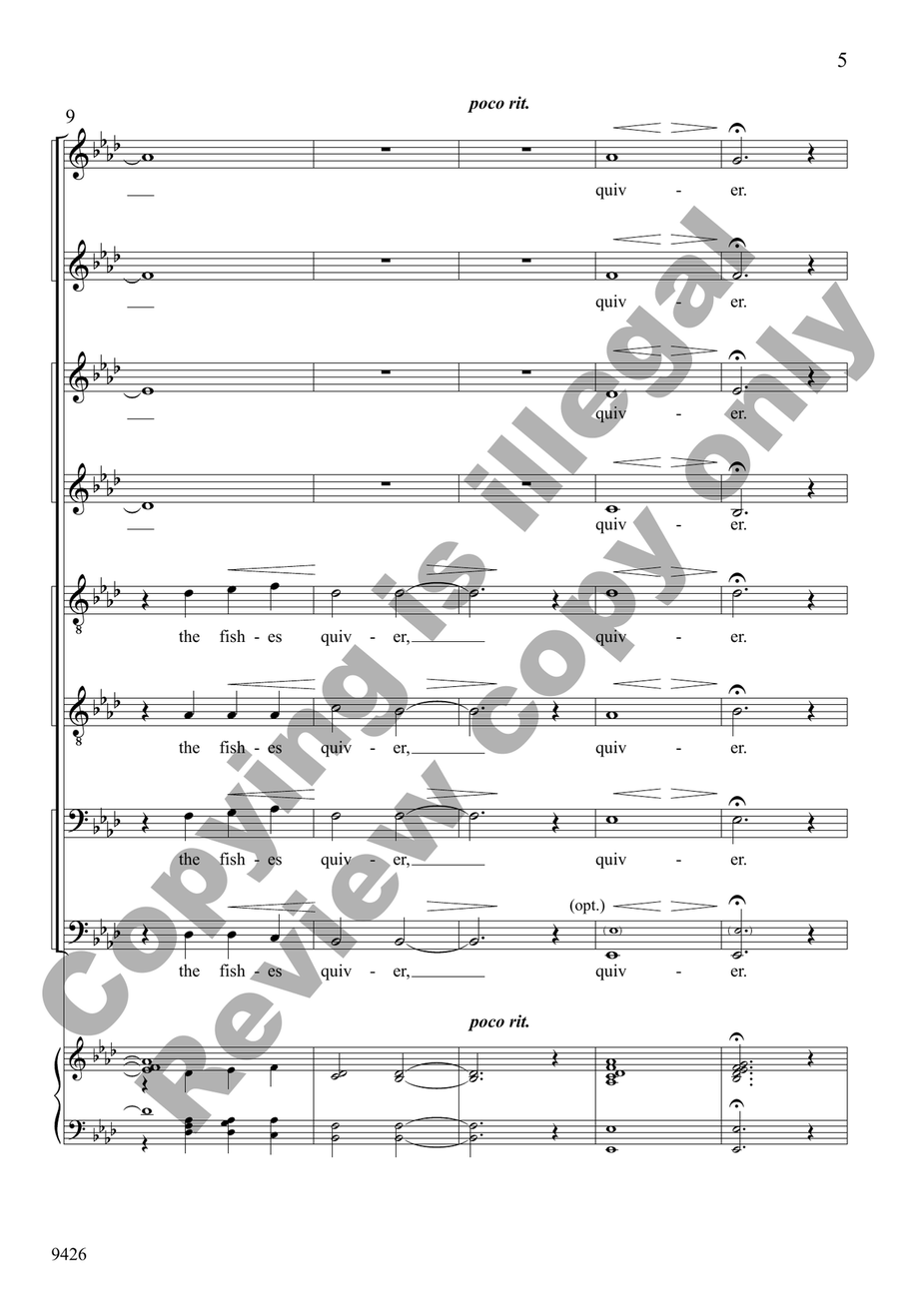 The Swan The Swan SSAATTBB scores gallery preview page 5