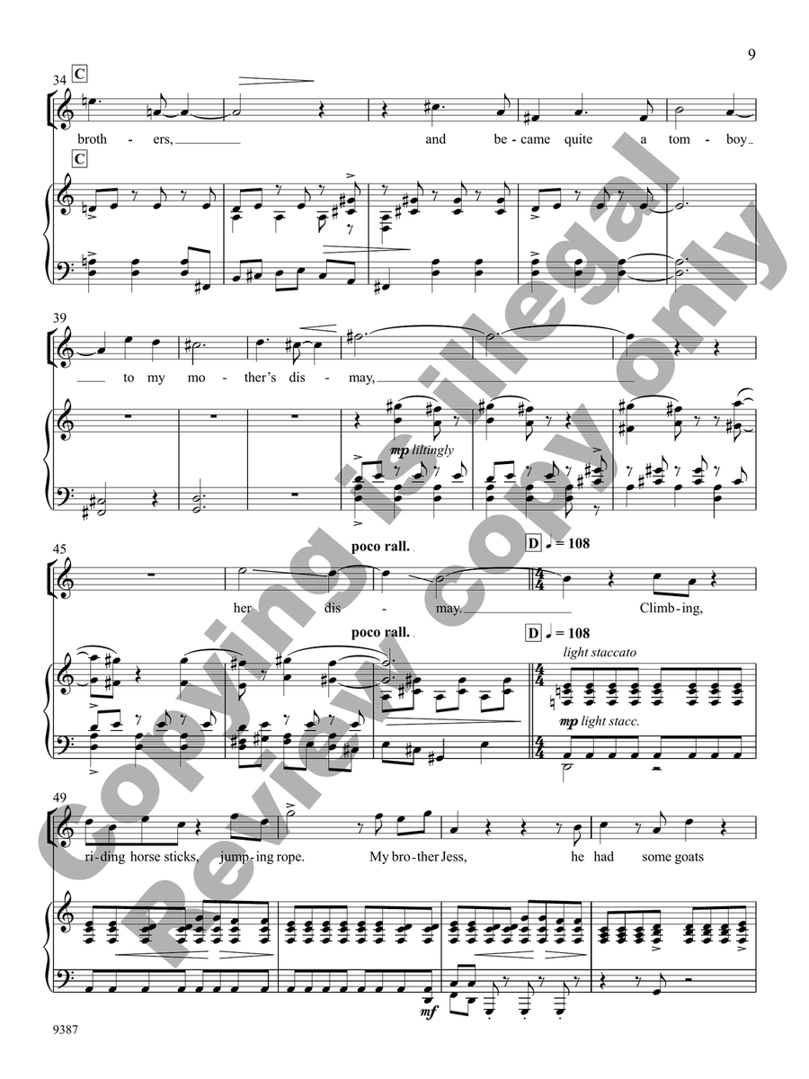 The Paper Lined Shack (Piano/Vocal Score) Cello scores gallery preview page 8