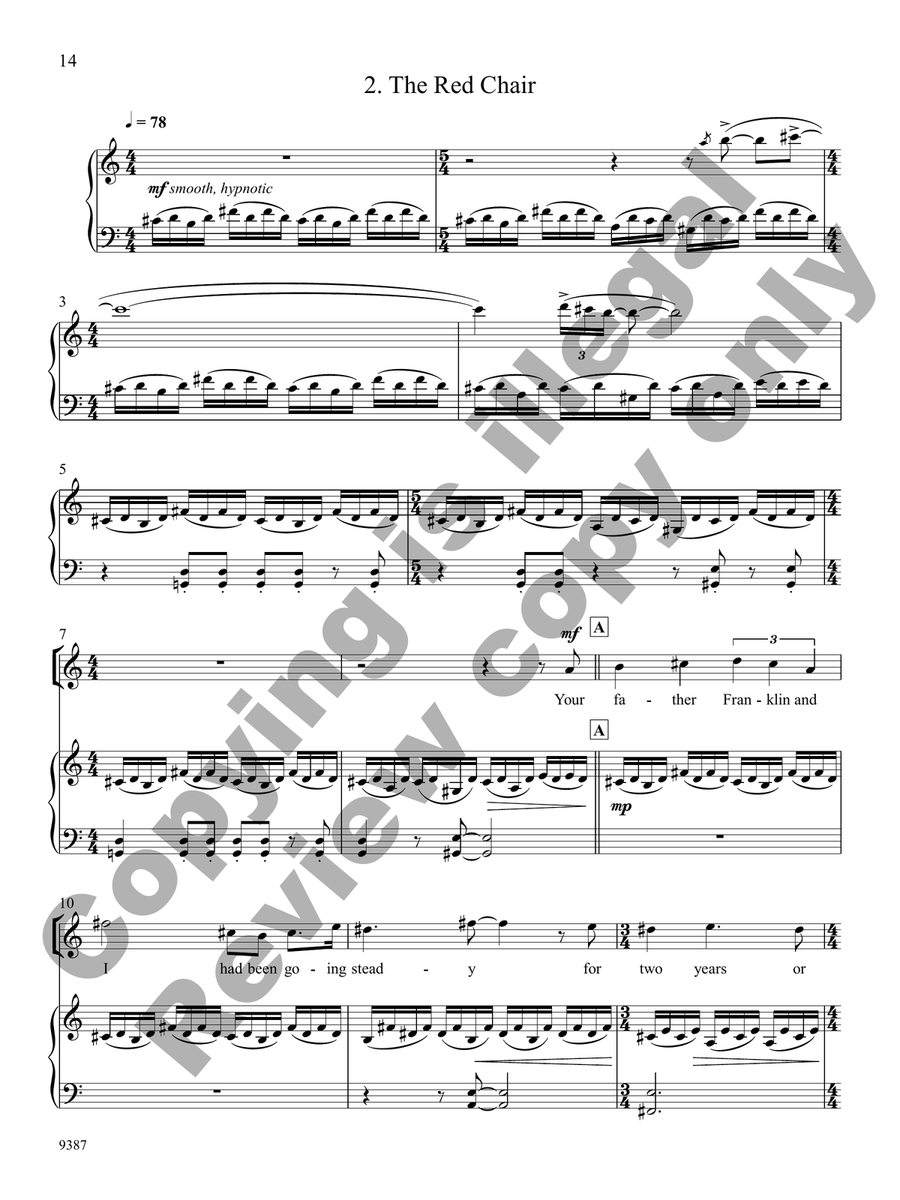 The Paper Lined Shack (Piano/Vocal Score) Cello scores gallery preview page 9