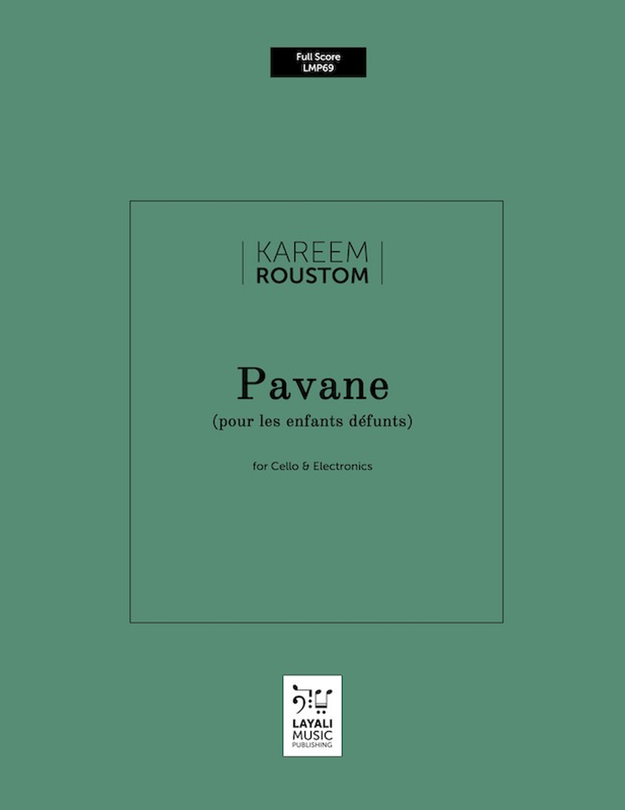 Pavane Pavane Cello scores gallery preview page 1