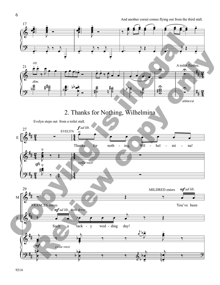 Men I'm Not Married To (Piano/Vocal Score) B-Flat Clarinet scores gallery preview page 6