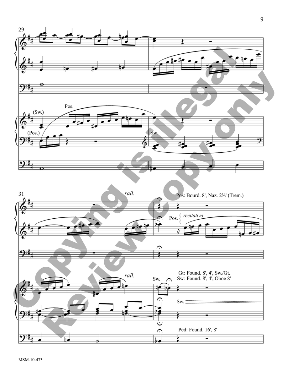 Cantabile à Deux, Op. 99 Cantabile à Deux, Op. 99 Organ scores gallery preview page 6