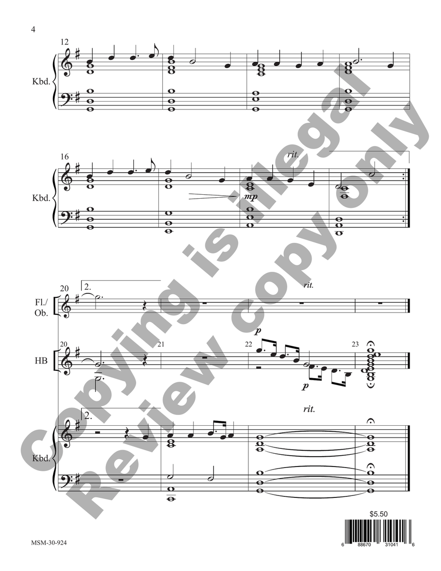 Go Tell It on the Mountain 2-Octaves scores gallery preview page 3
