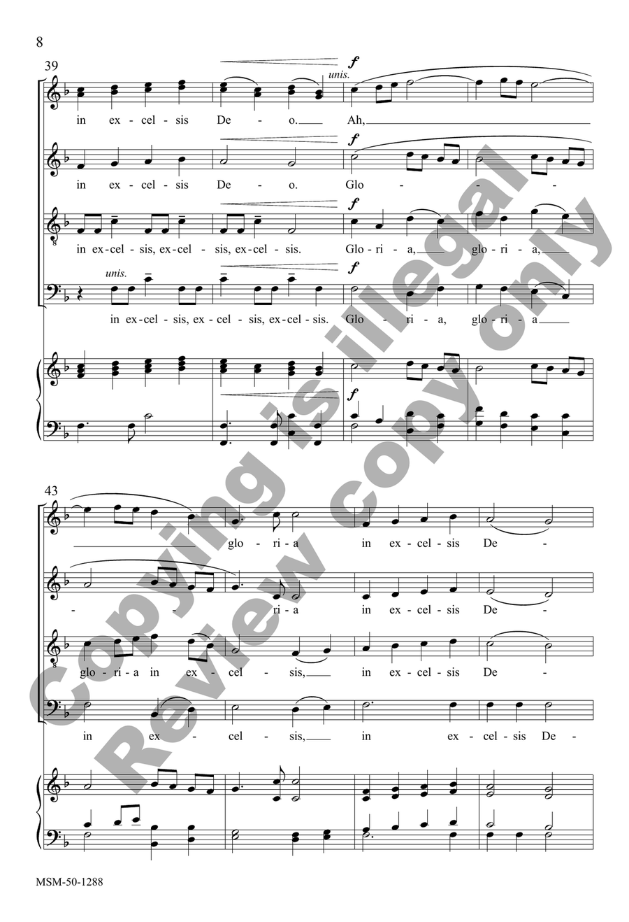 Angels We Have Heard on High (Choral Score) 4-Part scores gallery preview page 7