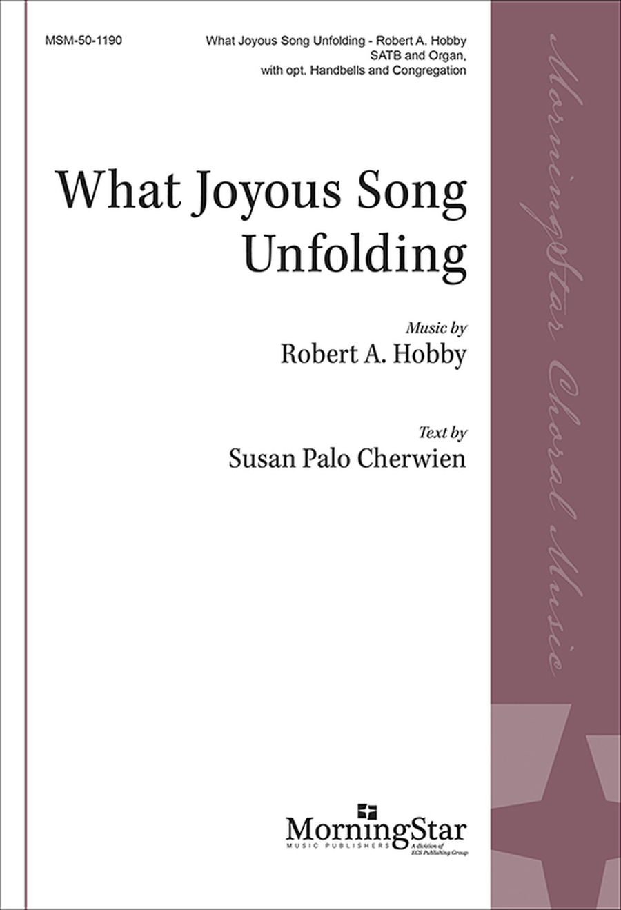 What Joyous Song Unfolding (Choral Score) 4-Part scores gallery preview page 1