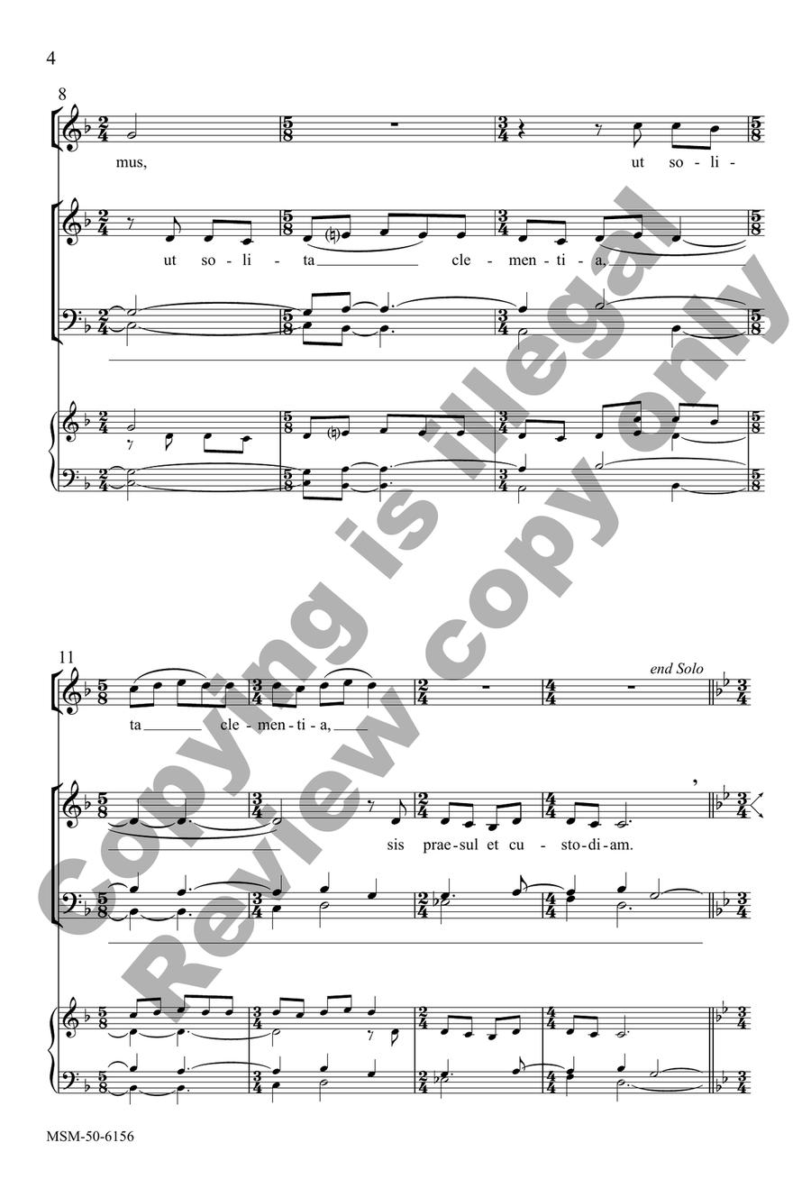 Te lucis ante terminum Te lucis ante terminum 4-Part scores gallery preview page 4