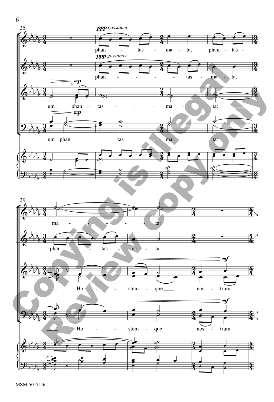 Te lucis ante terminum Te lucis ante terminum 4-Part scores gallery preview page 6