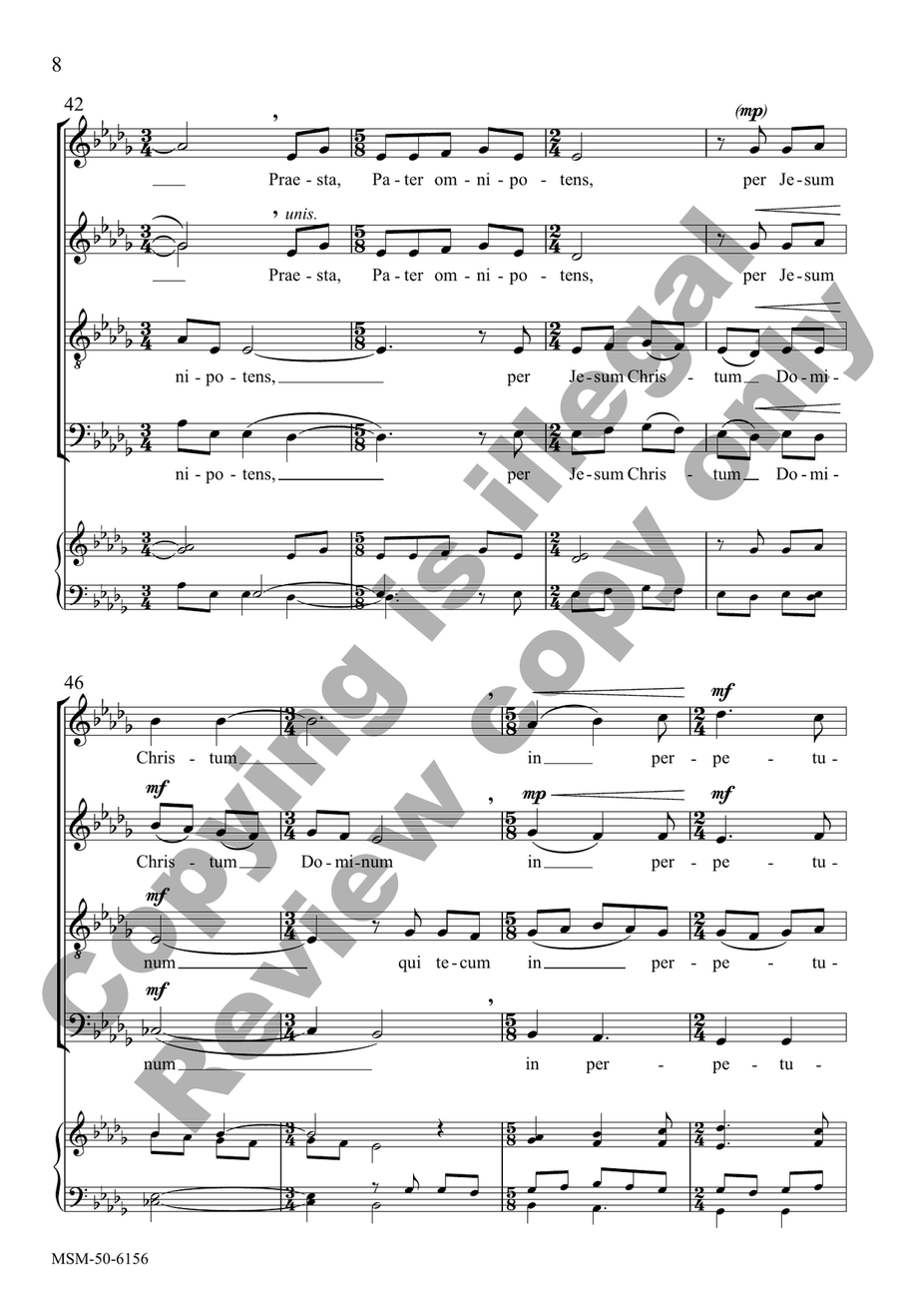 Te lucis ante terminum Te lucis ante terminum 4-Part scores gallery preview page 8