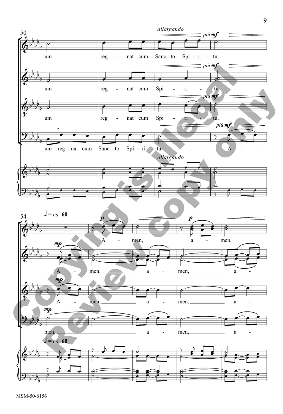 Te lucis ante terminum Te lucis ante terminum 4-Part scores gallery preview page 9