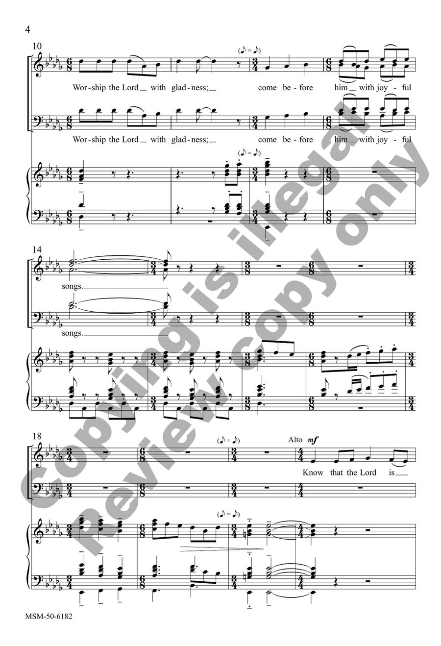 Joyful Songs Joyful Songs Divisi scores gallery preview page 3