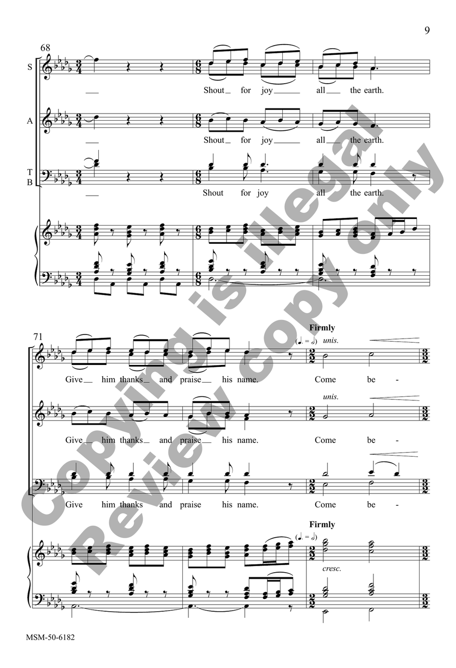 Joyful Songs Joyful Songs Divisi scores gallery preview page 8