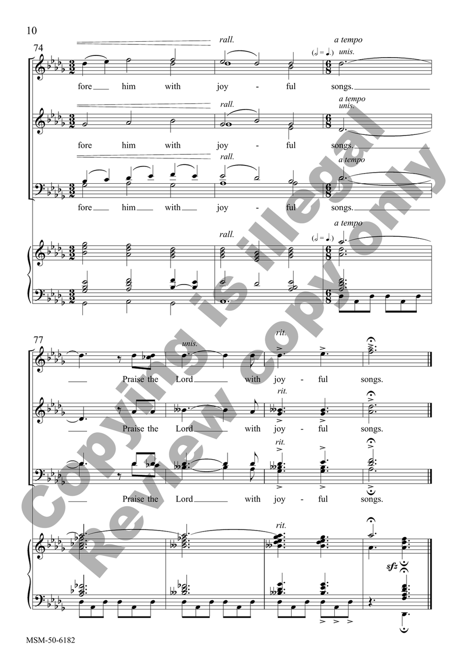 Joyful Songs Joyful Songs Divisi scores gallery preview page 9