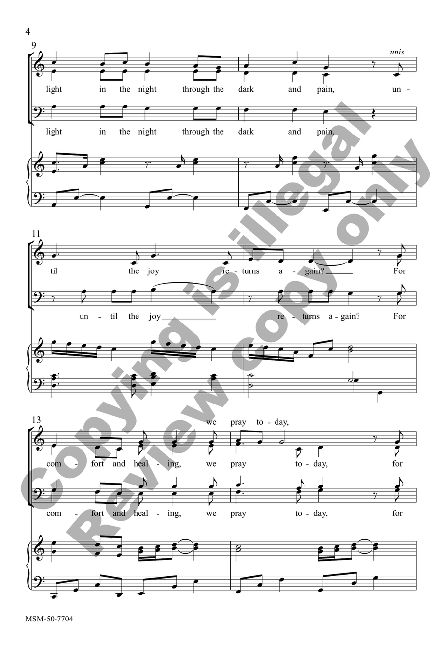 For Whom Shall We Pray? For Whom Shall We Pray? 4-Part scores gallery preview page 3