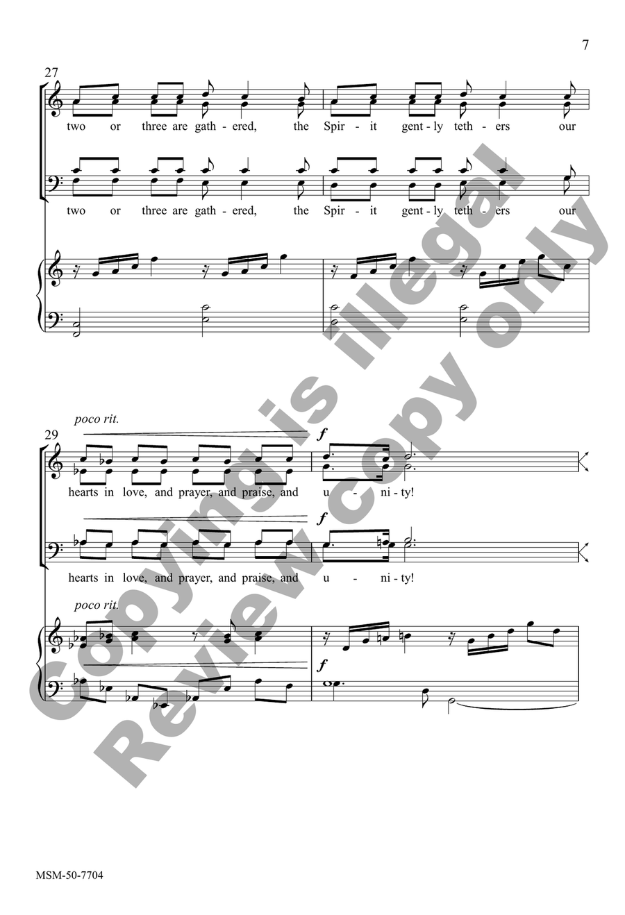For Whom Shall We Pray? For Whom Shall We Pray? 4-Part scores gallery preview page 6