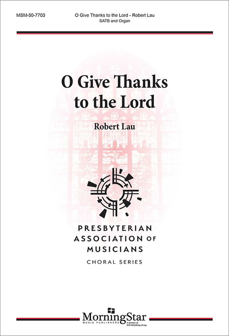 O Give Thanks to the Lord 4-Part scores gallery preview page 1