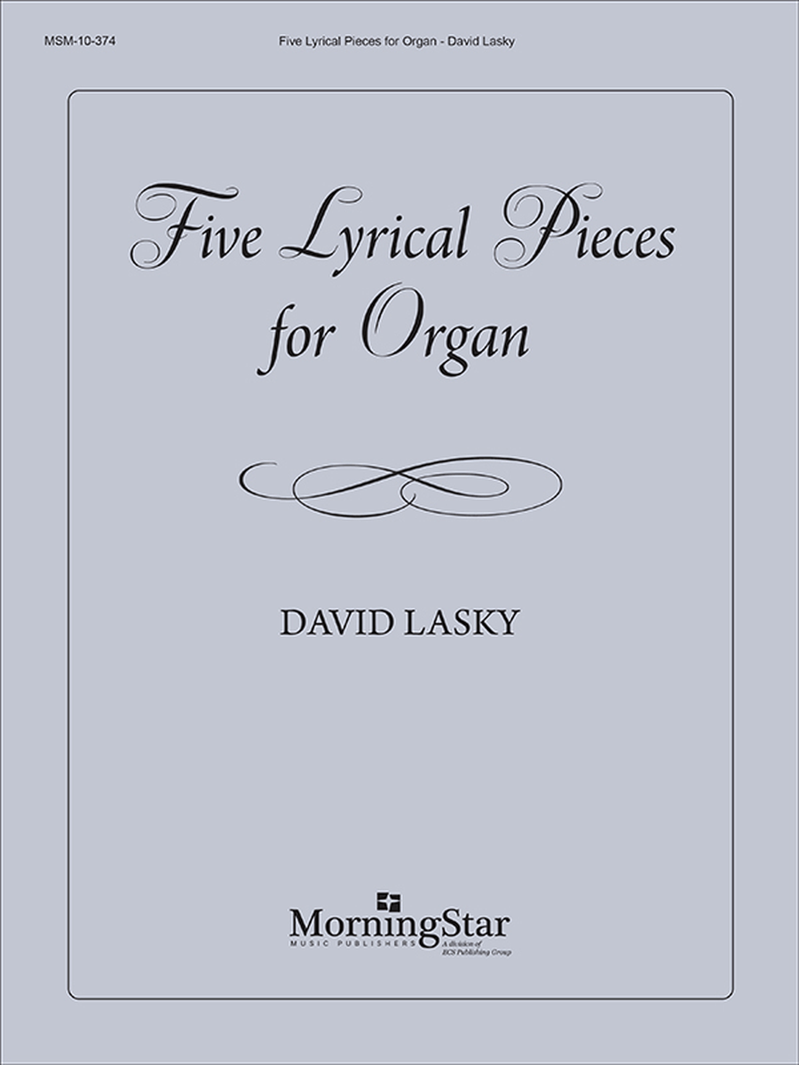 Five Lyrical Pieces for Organ Organ Solo scores gallery preview page 1