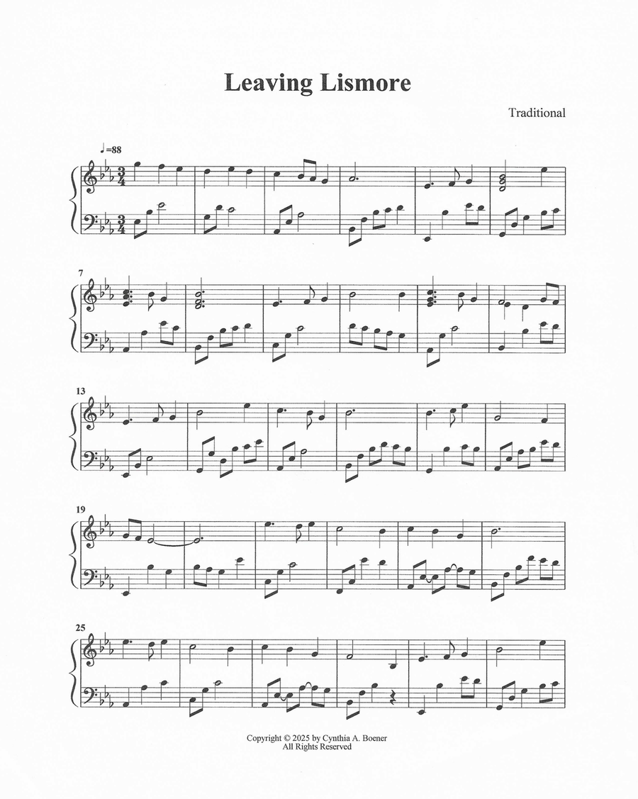 Leaving Lismore Leaving Lismore Celtic Harp scores gallery preview page 2