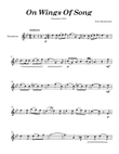 On Wings Of Song (Saxophone Solo)