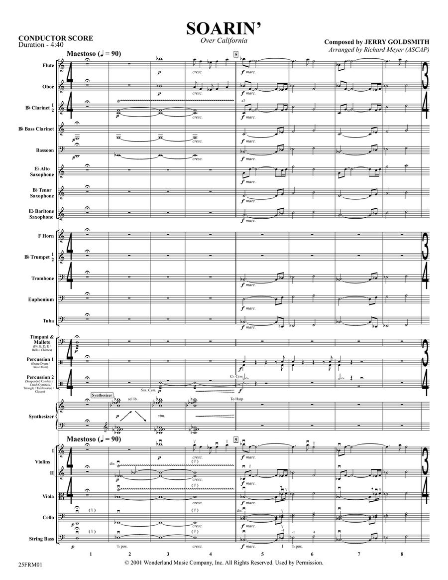 Soarin' Over California Full Orchestra scores gallery preview page 3