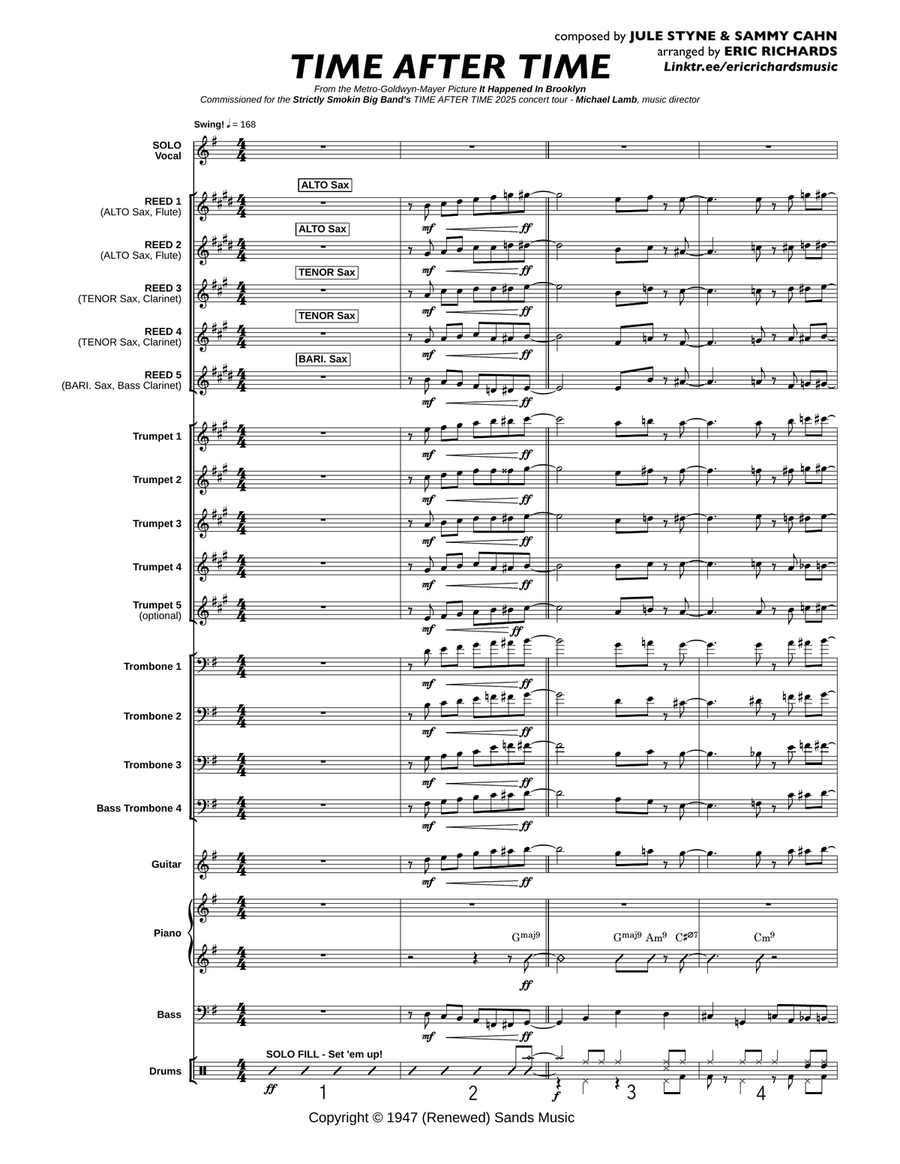 Time After Time Jazz Ensemble scores gallery preview page 2
