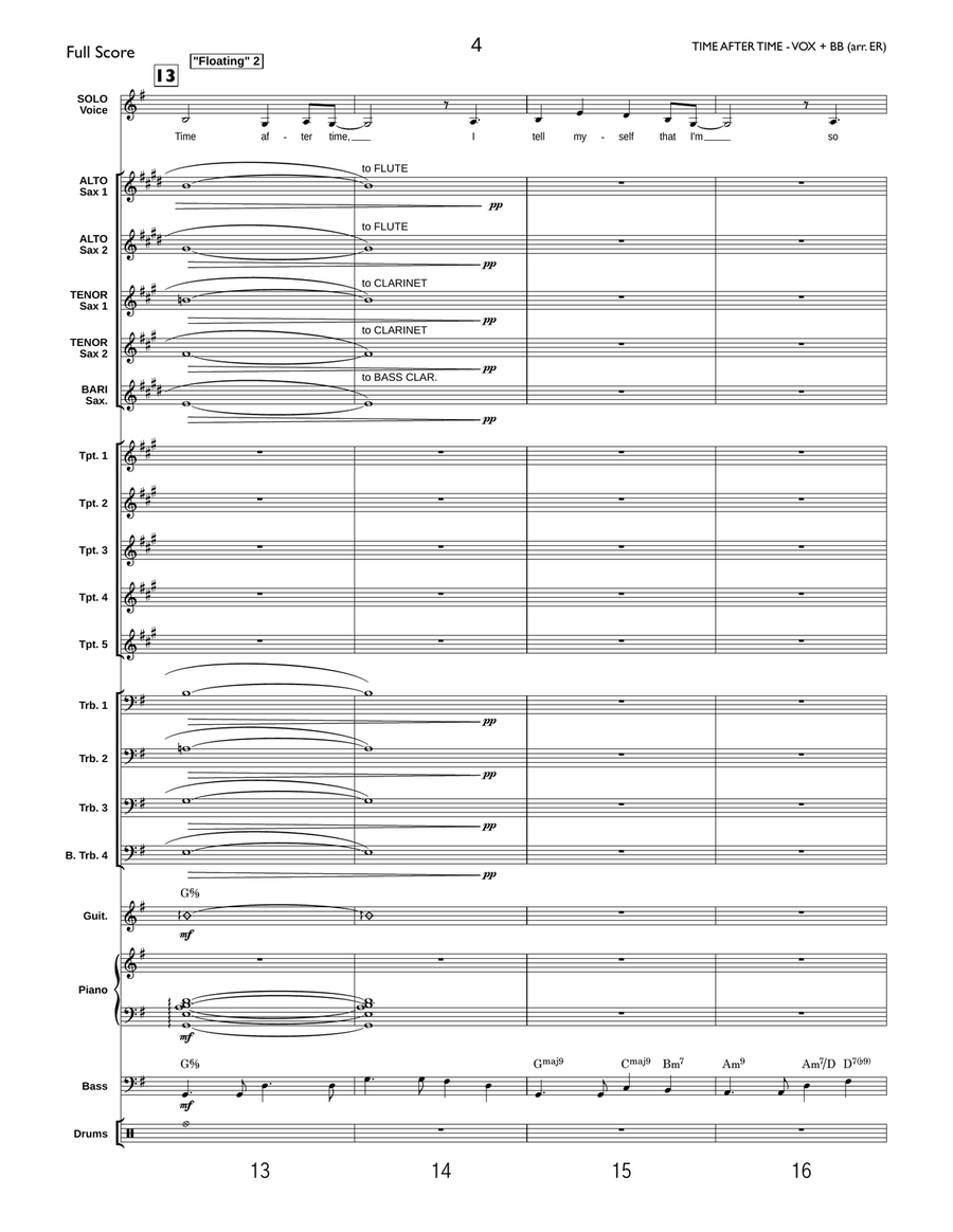 Time After Time Jazz Ensemble scores gallery preview page 5