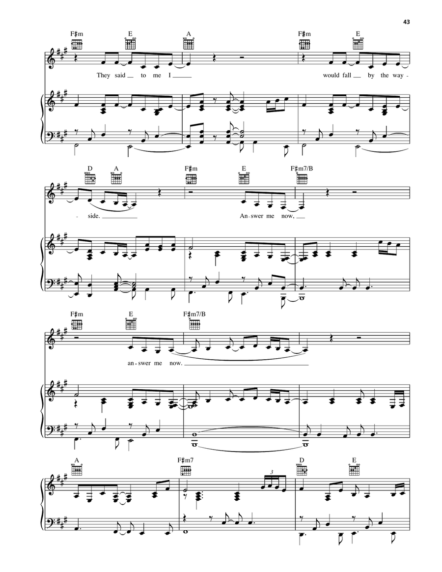 You Remain You Remain Piano, Vocal, Guitar scores gallery preview page 3