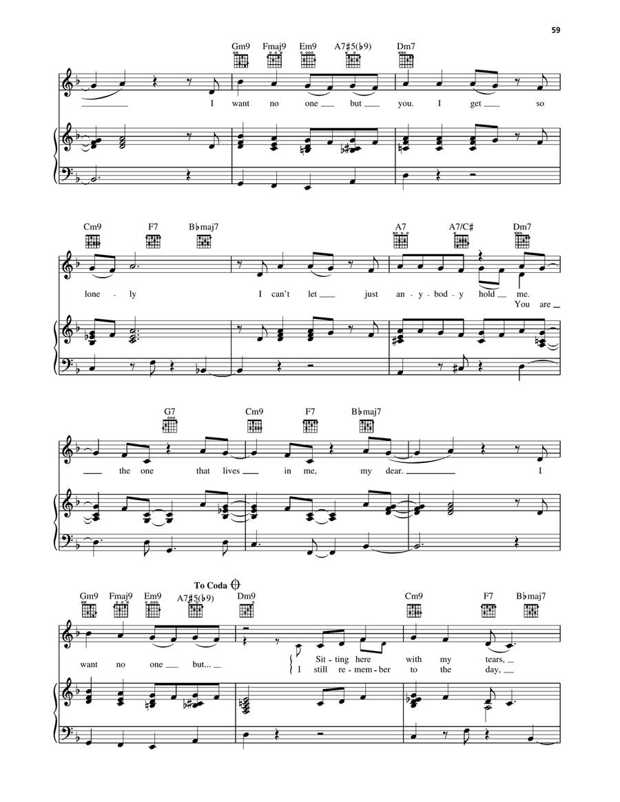 I Get Lonely I Get Lonely Piano, Vocal, Guitar scores gallery preview page 2