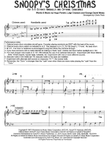 Snoopy's Christmas - Score Only