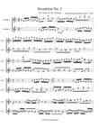 Invention 1 (Two-Part Invention) in concert Eb Major