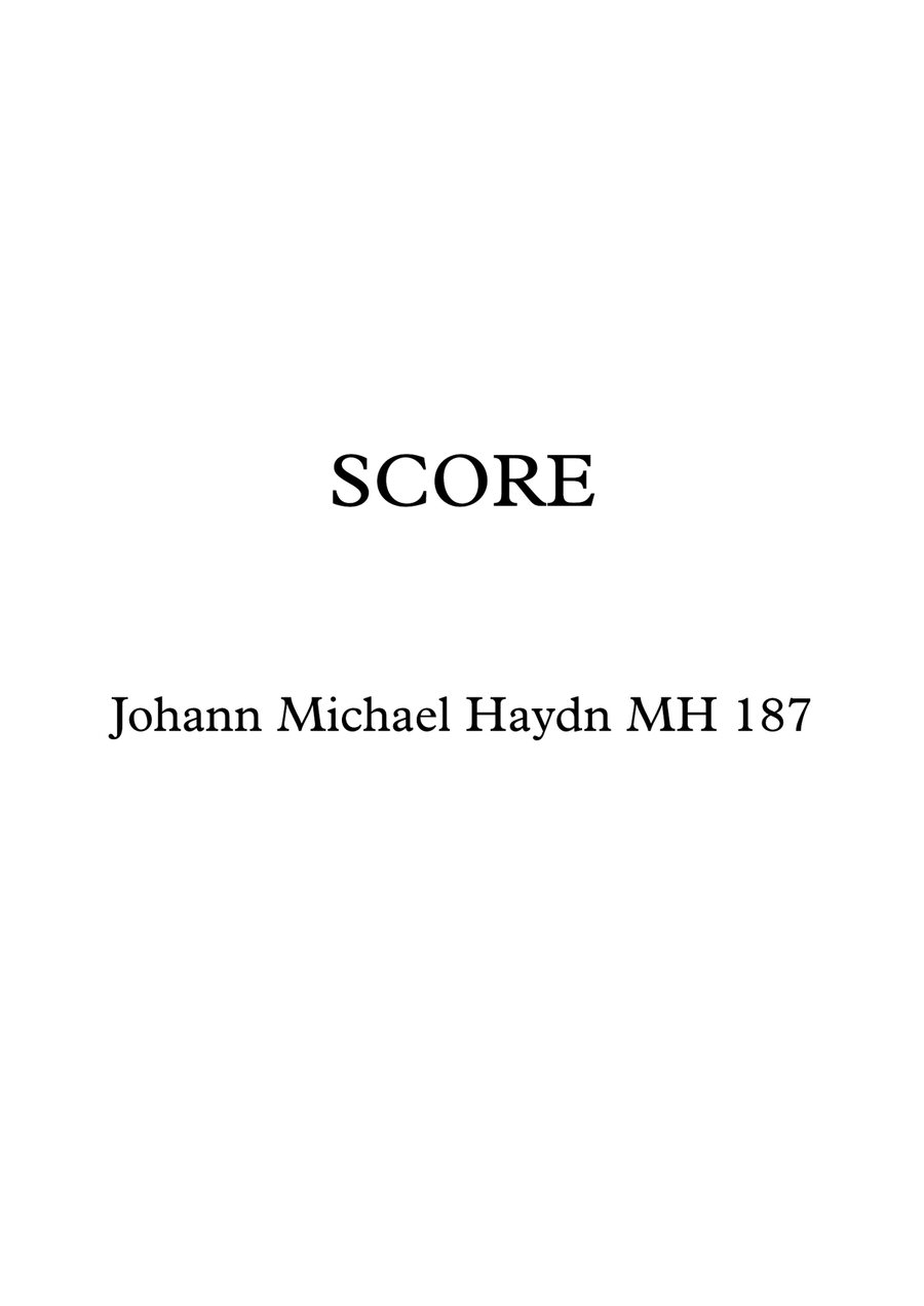 String Quintet in C Major, MH 187 String Orchestra scores gallery preview page 2
