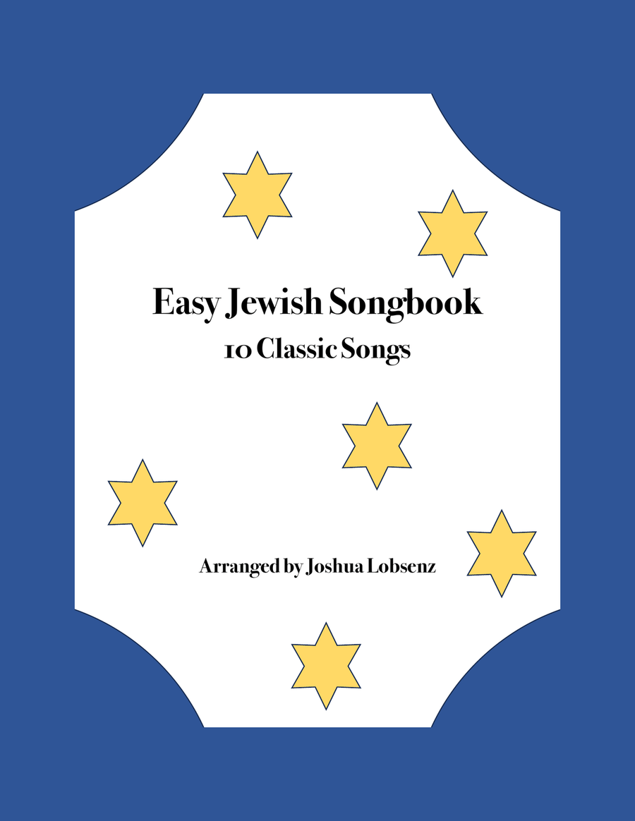 Easy Jewish Songbook: 10 Classic Songs Easy Piano scores gallery preview page 1