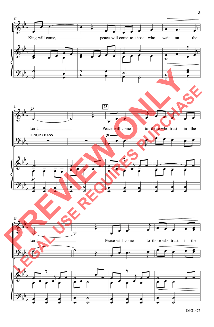Advent Peace - Orchestration 4-Part scores gallery preview page 3