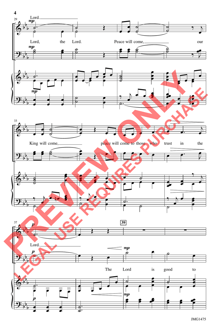 Advent Peace - Orchestration 4-Part scores gallery preview page 4