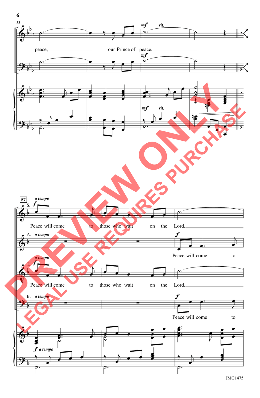 Advent Peace - Orchestration 4-Part scores gallery preview page 6