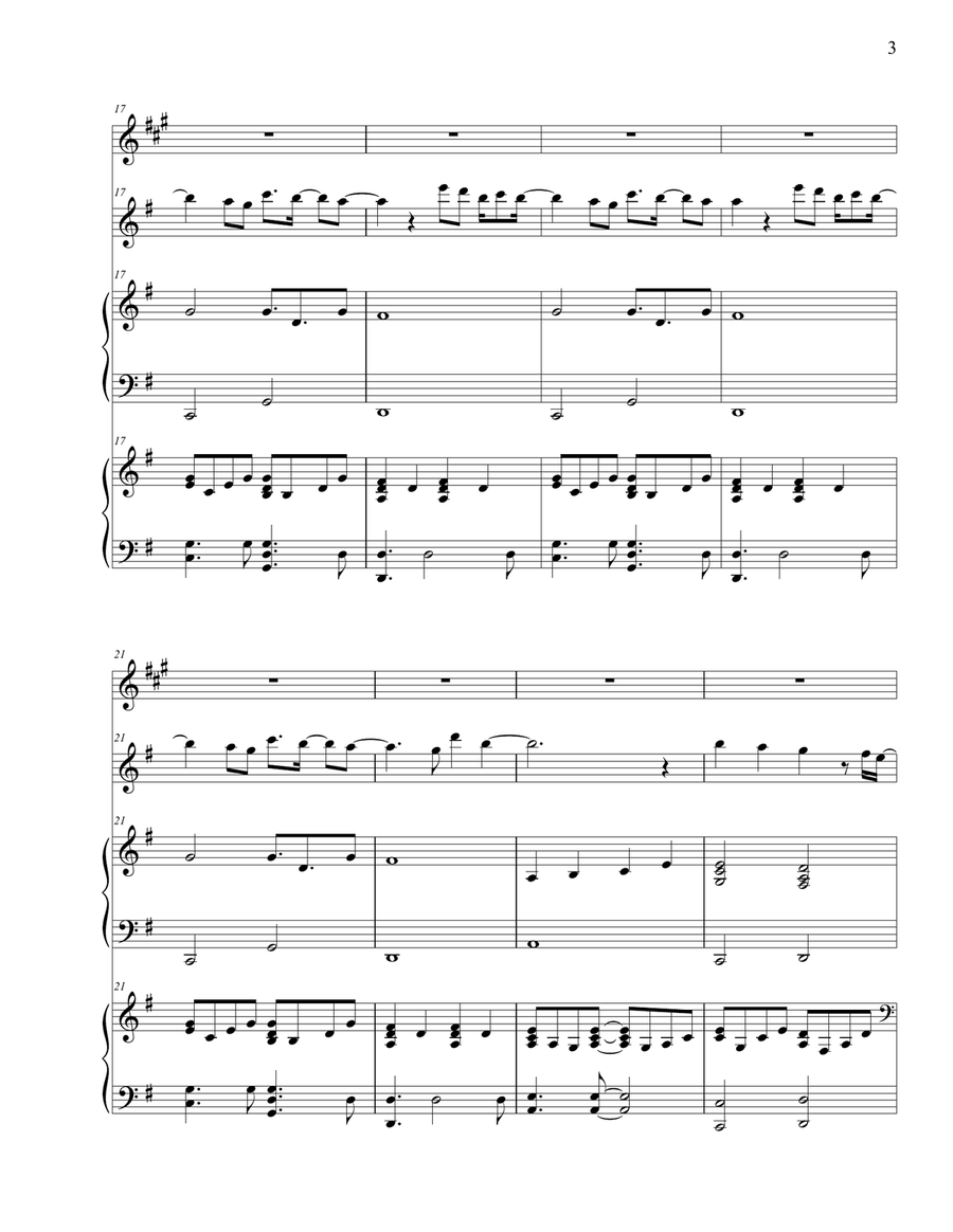 Lead Me To The Cross Lead Me To The Cross Woodwind Duet scores gallery preview page 3