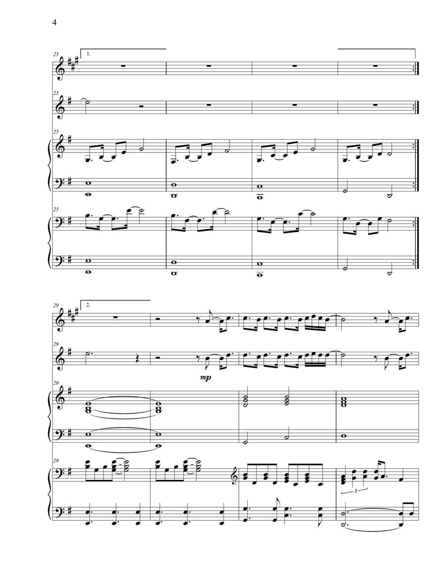 Lead Me To The Cross Lead Me To The Cross Woodwind Duet scores gallery preview page 4
