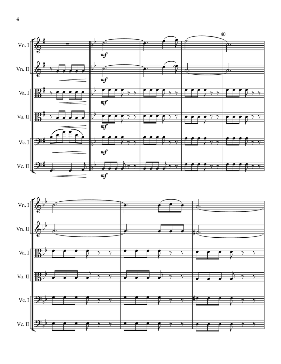 To Know Him Is To Love Him String Orchestra scores gallery preview page 4