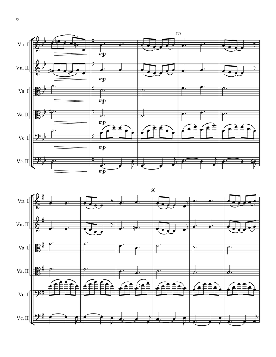 To Know Him Is To Love Him String Orchestra scores gallery preview page 6