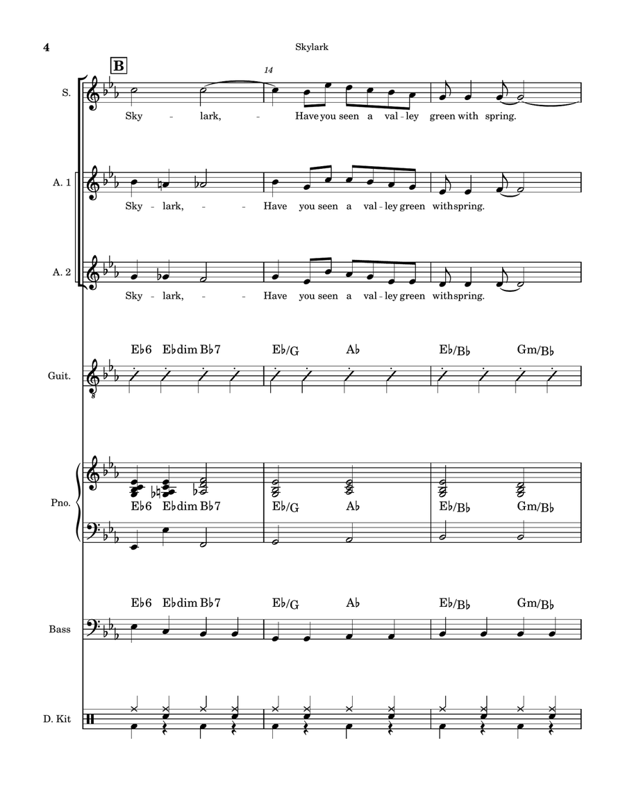 Skylark Women's Choir scores gallery preview page 4