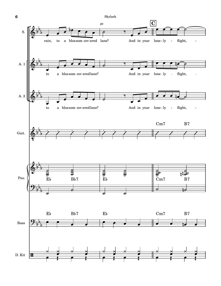Skylark Women's Choir scores gallery preview page 6
