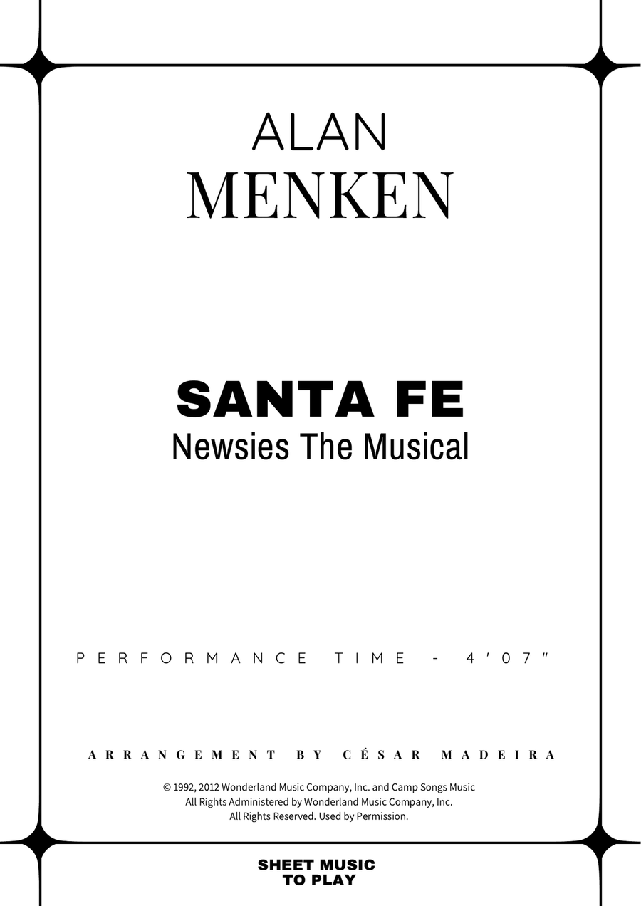 Santa Fe Santa Fe Double Bass scores gallery preview page 2